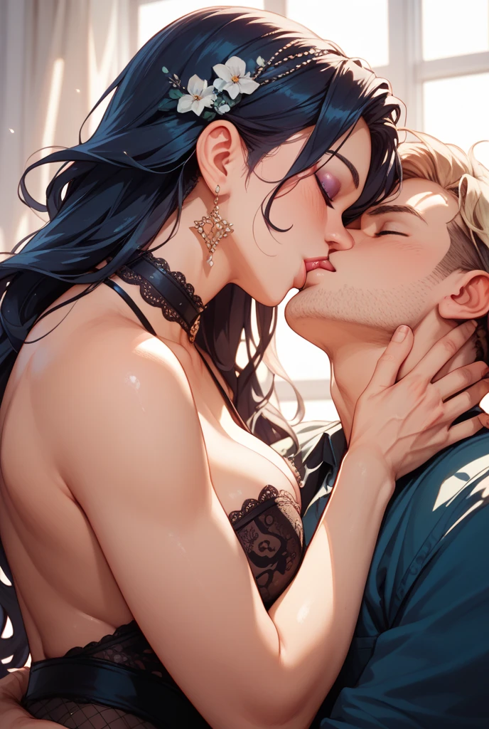 21yo， princess Jasmine, JasmineWaifu, blue eyes,petite, nsfw, naked，perfect proportions, upper body shot (straddle sex, upright, hetero, sex, vaginal sex, 1boy, 1girl, kissing, blush, hands on waist, hands around neck ), She has long black hair, Twisted braids，dim warm light,（（（masterpiece），colourful,（Very detailed CG unity 8K wallpaper），best quality，cinematic lighting，detailed background，beautiful detailed eyes，Bright pupils，Black eyes，Redlip（Very fine and beautiful），（Beautiful and detailed eye description），ultra - detailed，masterpiece，））facing camera，A high resolution，ultra - detailed），revealing breasts，Bare genitalia，legs are open，Raised sexy，Flushed complexion，Desire for satisfaction，frontage，Red Cross Mark