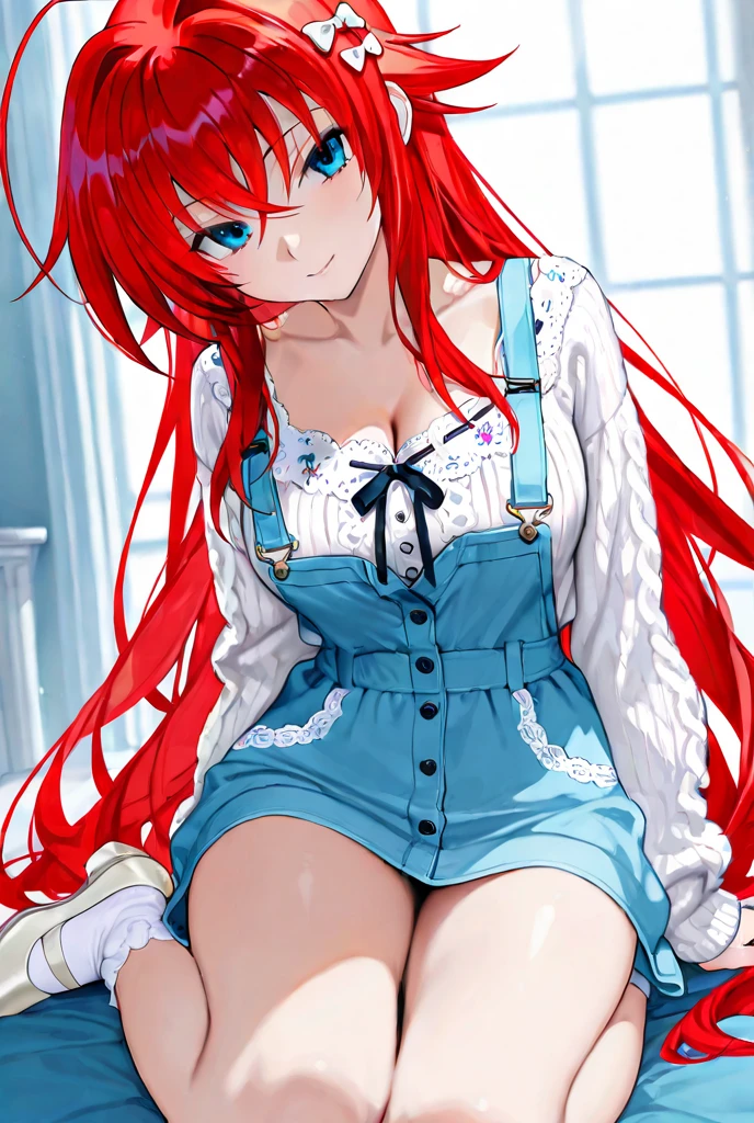 30yr old ragdoll woman, with red hair and a ribbon, blue ragdoll dress, bottons eyes, poser, 3d animated, 3 d animated, toonix character, cartoonish cute, 3d character, 3 d character, medieval, highly rendered!!,