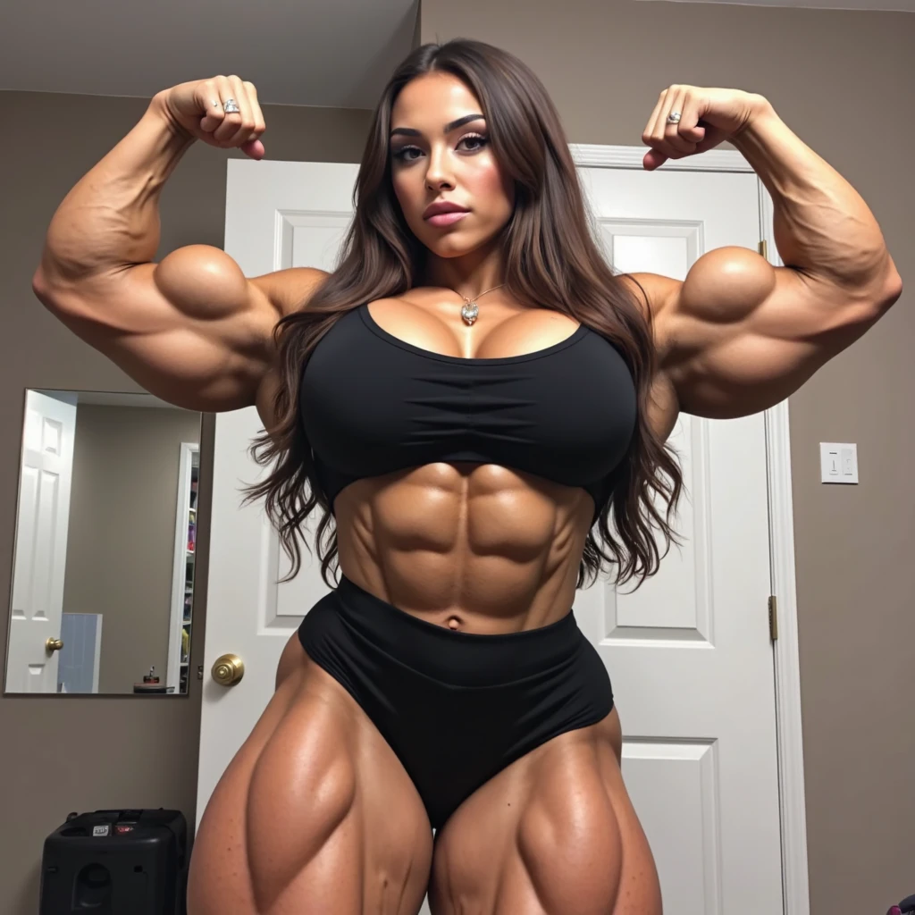 perfect quads muscle woman