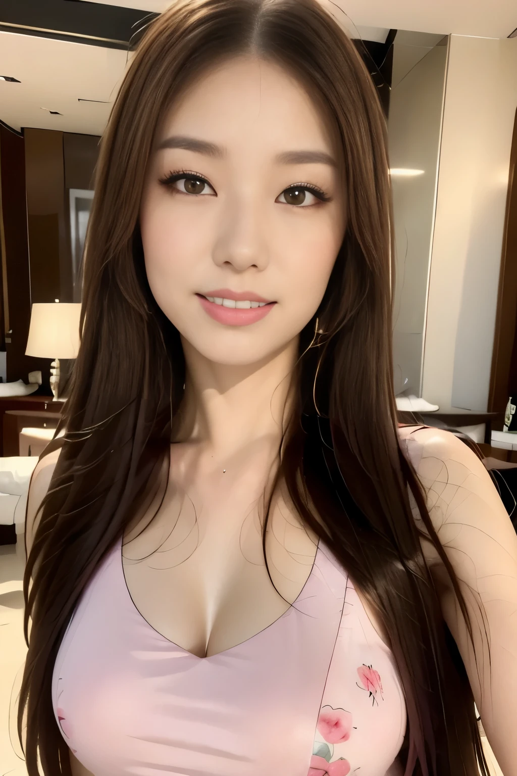 (24 year old lover), (big breasts:1.2), Cafe、Green Sleeveless High Neck Dress、(masterpiece: 1.3), (maximum resolution: 1.4), (Super high quality: 1.2), cinematic light, Super high quality,make one'My cheeks turned red:1.2、 (beautiful eyes and skin), (detailed facial features), nffsw, 8K resolution, perfect style, beautiful expression、Highly detailed face and skin texture、fine eyes、double eyelid、glitter eyeliner:1.2、shiny skin、pure white skin:1.8、white skin:1.8、red rouge、dark lipstick:1.2、shiny small earrings、glossy lips:1.2、((full body shot:1.2))、(layered hairstyles、light brown hair)、medium long hair、(very charming smile:1.2)
