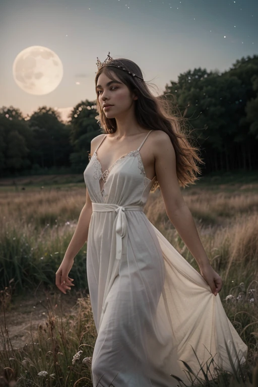 white dress floating