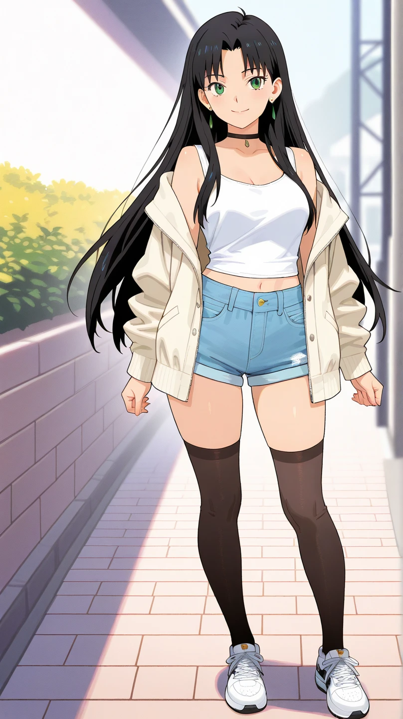 ((best quality, masterpiece:1.3, 8K)), (detailed), highly detailed face and skin texture, detailed eyes, downtown, full body, slender body, 1girl, 25 years old, white skin, blue eyes, worried, embarrassed, long hair, (forehead:0.8), (stylish top:1.2), denim pants, blue jeans, footwear, peeing jeans, peeing pants, pee stain, (wetting herself), desperation,