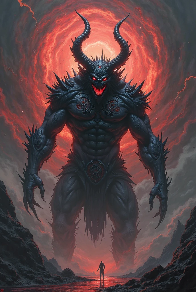 Hellspawn are a species of demon who are controlled by Malebolgia, the supreme master of Hell. They are mainly used as an officer corps for his army of Hell. Hellspawns are infused with dark energy, called necroplasm, when they are created, but this power is finite when outside of hell.