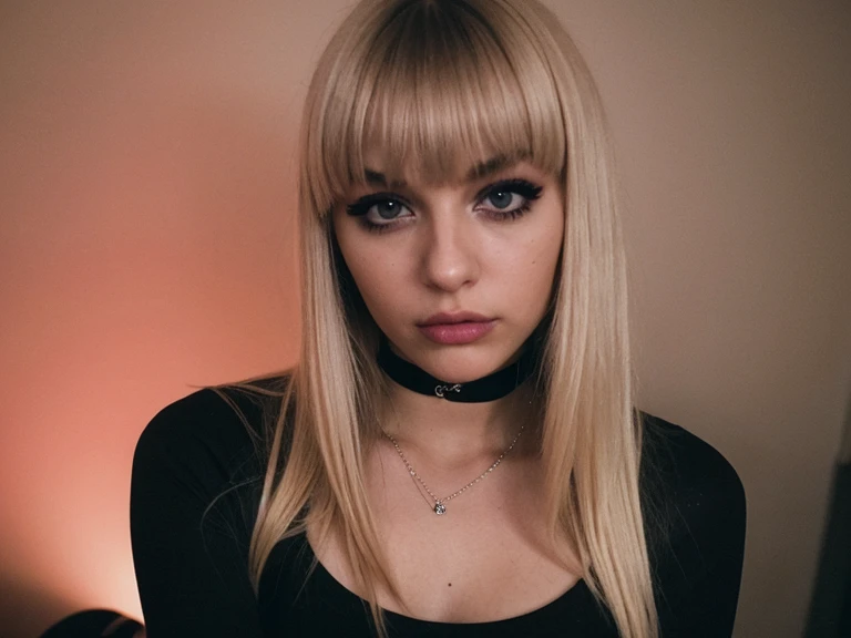 high detail photo of 1girl billieeilish,, professional, photography, excellent lighting, sexy, deep cleavage,