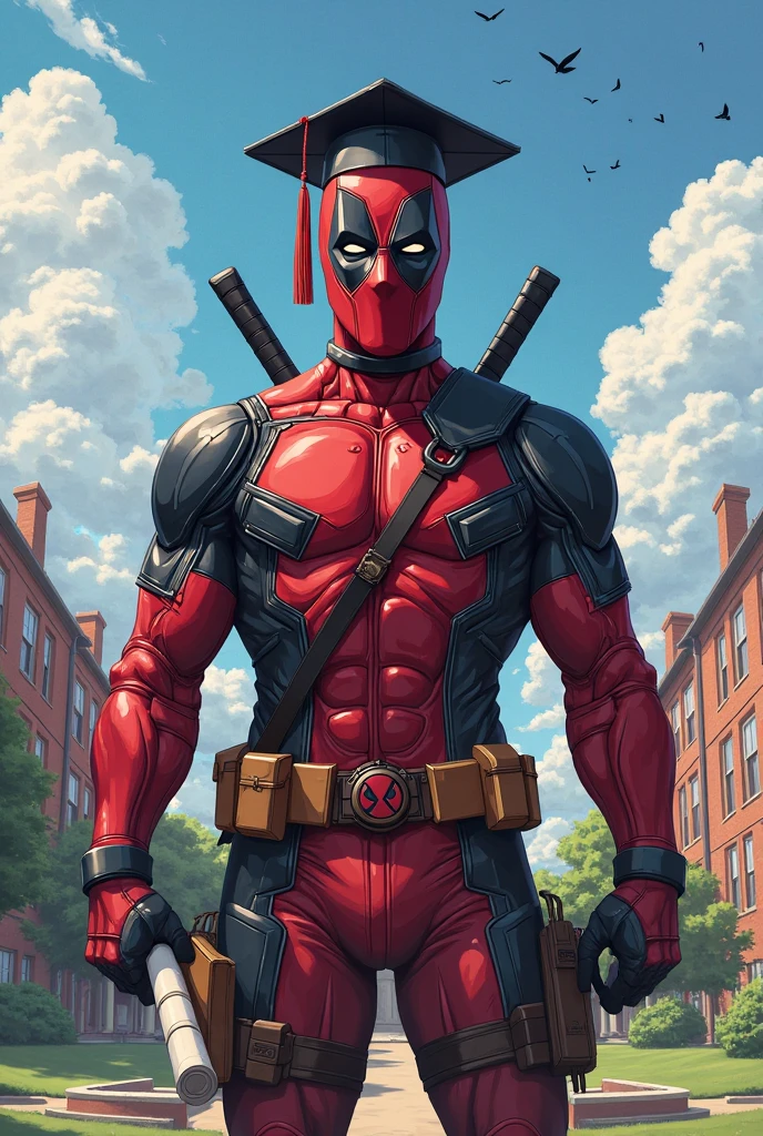 (Masterpiece, Superb Quality, Super Detailed, High Resolution), Male Focus, (((Deadpool))), (((Muscle))), (((Muscle Detail))), (Deadpool Armor)))),) He didn't hold a weapon), (((Fists with both hands))), posing for photos, Dark Night, City Ruins, Background Details, ((((Full Body))), (((Deadpool Huge Feeling))