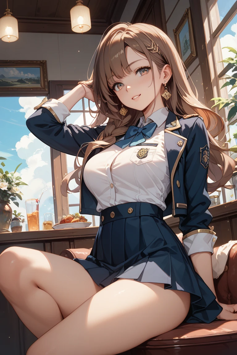 Officer A, Military uniform, Skirt, Shake Z