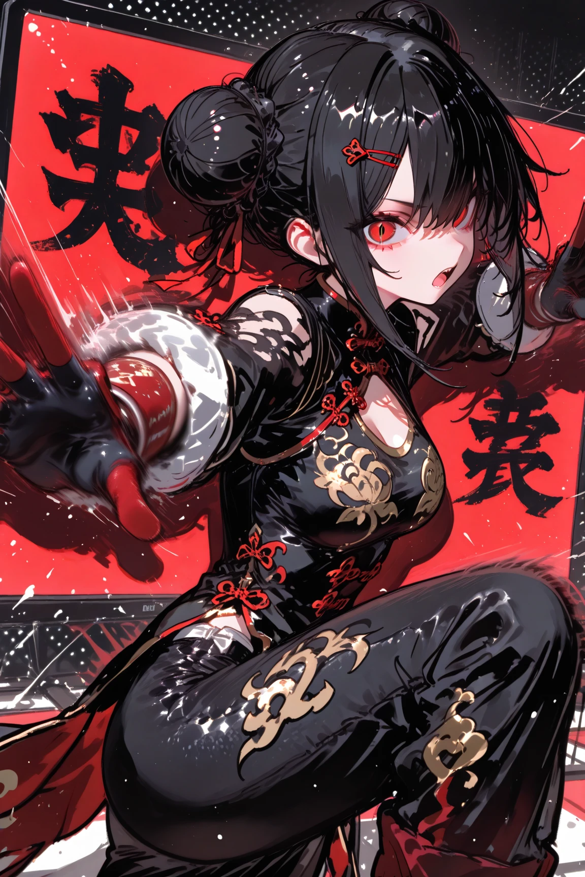 Oriental Mystique, black and white, A milf, looking at viewer, and a Mechanical Skeleton with her, Ukiyo-e, ice cubes, sea wave, beautiful, rolling hills, bold move, dramatic, drama, black hair, glowing, glowing eyes, lips, long long hair, parted lips, (the text on the cover should be bold and attention-grabbing, with the title of the magazine and a catchy headline) <lora:000_chen:1.4> <lora:03style_lineskStyle_v10:0.7>, (nsfw:1.2) <lora:02adjust_more_details:0.5> (background blur:1.5), (black tone:1.5), (best quality:1.2), (from below:1.5), looking away