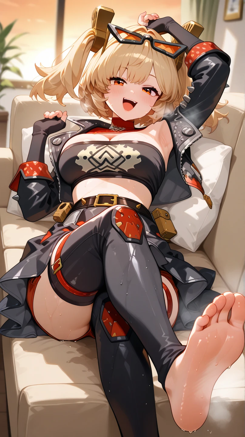 {{{Browsing Caution:1.5}}},Footjob, Very detailed, colorful,Best details,, (Adult,19 years old,One Girl, Final Fantasy 12,Asheria, short hair, short hair,Asheria Costume, Huge , mini skirt,Red panties,Knee socks, Thighs Thighs Thighs Thighs, gem