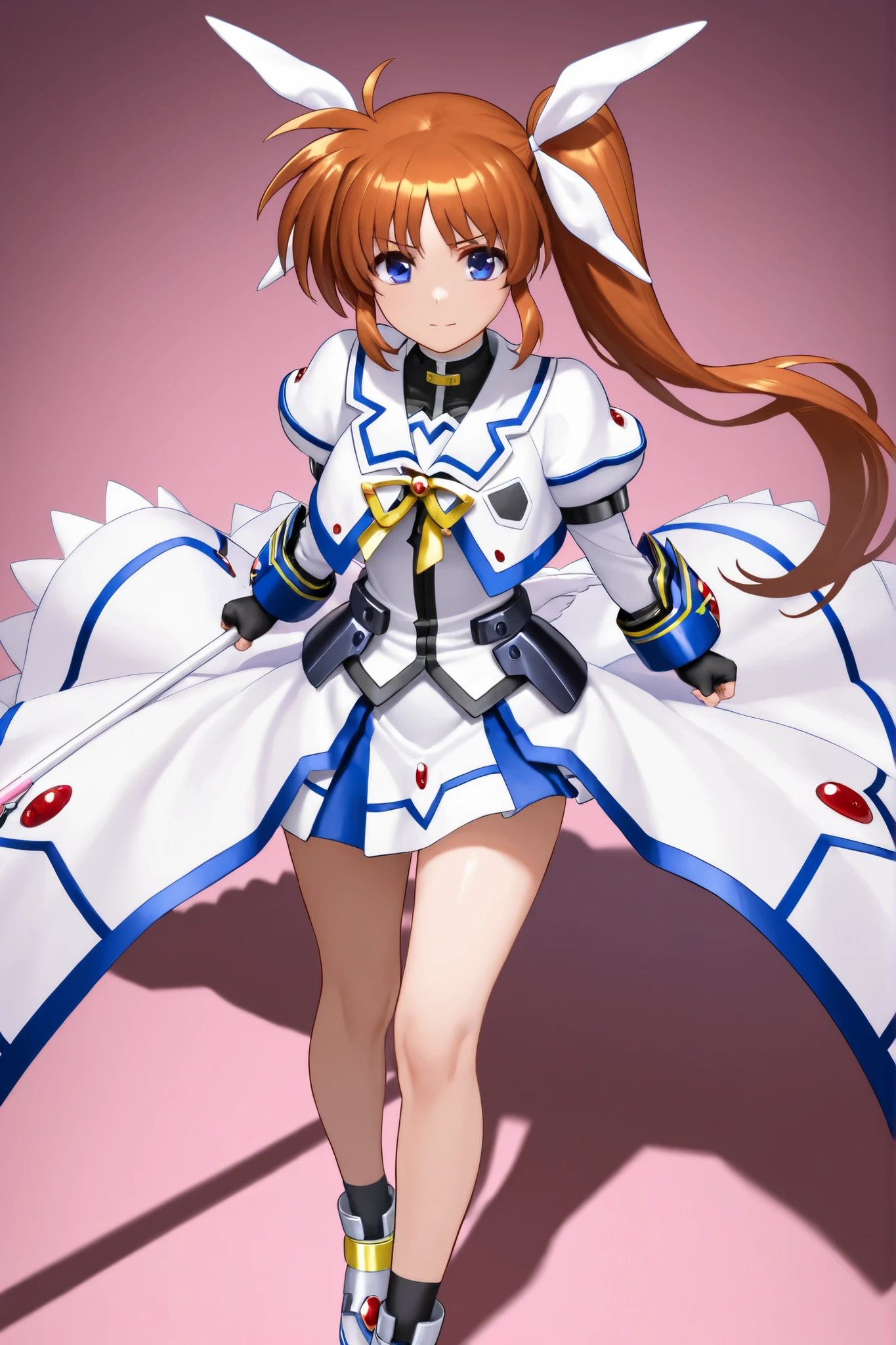 Hero Costume、Giant Sword、garter belt、White ribbon、