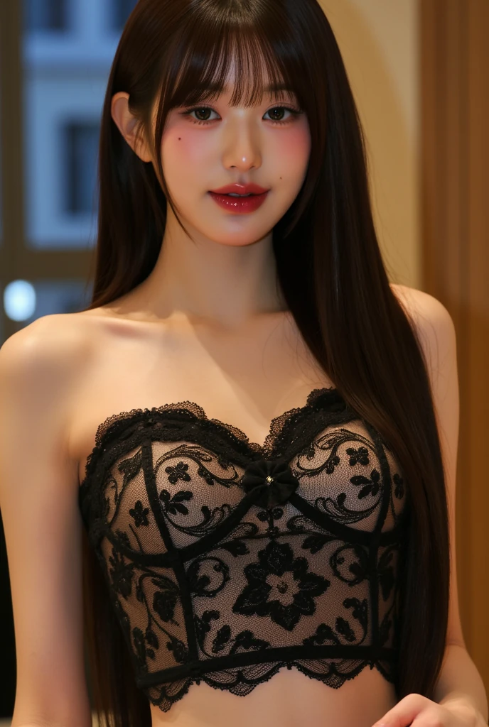 ((最大16K解像度のmasterpiece:1.6)),beautiful,Highest quality,Absolutely wonderful,Very detailed,Ultra-high resolution,masterpiece,Realistic,Realistic,Increased depth of field,Cinematic Light,
One elegant mature woman, Long black hair,beautiful顔,Very detailedな顔の表現,Face with a gentle expression,Transparent white skin,Very delicate skin texture,Great proportions,Anatomically correct body,
Elegant high slit dress,Gorgeous colors,Gorgeous and detailed pattern,Beautifully detailed pattern,Detailed cloth texture,
Black Background,
(Focus on the face:1.5),Face close up,