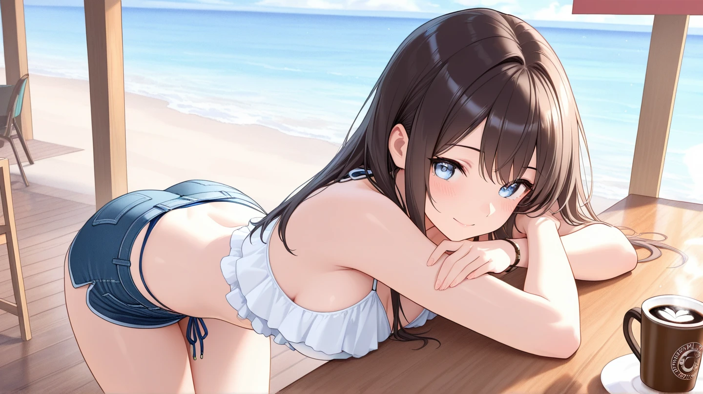 Masterpieces 1 girl anime girl  Love Live Watanabe You swimsuit