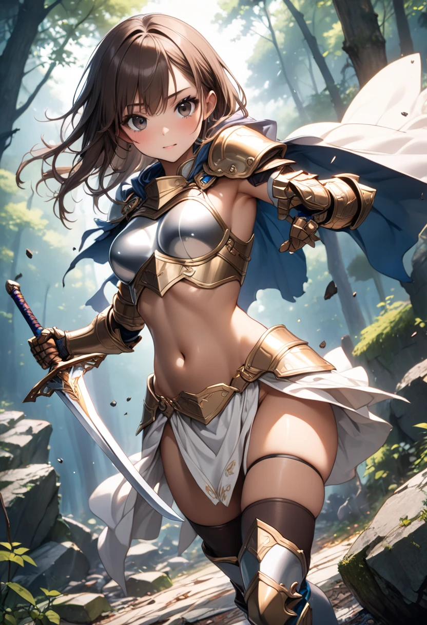 ((cute, 1 Girl, Liza, workshop, Alchemist, White Beret, Red shorts, Over the knee boots,)),(((Her black underwear is visible, Nipples are slightly visible, valley, Small breasts, ))、woman,Cowboy Shot, (((white background))) 、Best image quality, high quality, The background is clear,きれいなwoman, Japanese, detailed, detailed eyes, detailed skin, Beautiful Skin, 超High resolution, (reality: 1.4),とても美しいwoman, A little younger face, Beautiful Skin, thin, (Ultra-photorealism), (High resolution), (8K), (非常にdetailed) 、(Beautiful and detailed eyes), (非常にdetailed), (detailed face), Displaying the viewer, Fine details, detailed face, (((smile:1.4))),Straight,Looking Ahead, StraightLooking Ahead, Photo Real,Hairstyle: ponytail、((((short hair:1.5))),Brown Hair、smile、Very delicate body、Very flat chest、hair over one eye, from below,(Kneel, On all fours:1.2), ( Looking at the audience:1.4), (Stick your butt out:1.2), Dutch Angle、Normal limbs、