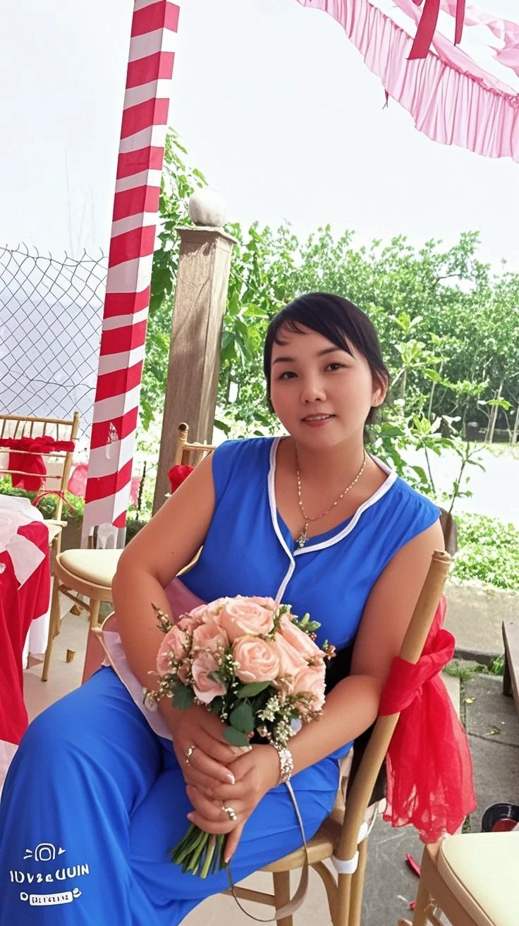 arafed woman sitting on a set of stairs talking on a cell phone, in style of lam manh, a cute young woman, chiho, lovely woman, cute woman, mai anh tran, nivanh chanthara, cute young woman, vietnamese woman, quy ho, cute and lovely, cheongsam, ao dai, woman model,((top quality、8k、masterpiece:1.3))、