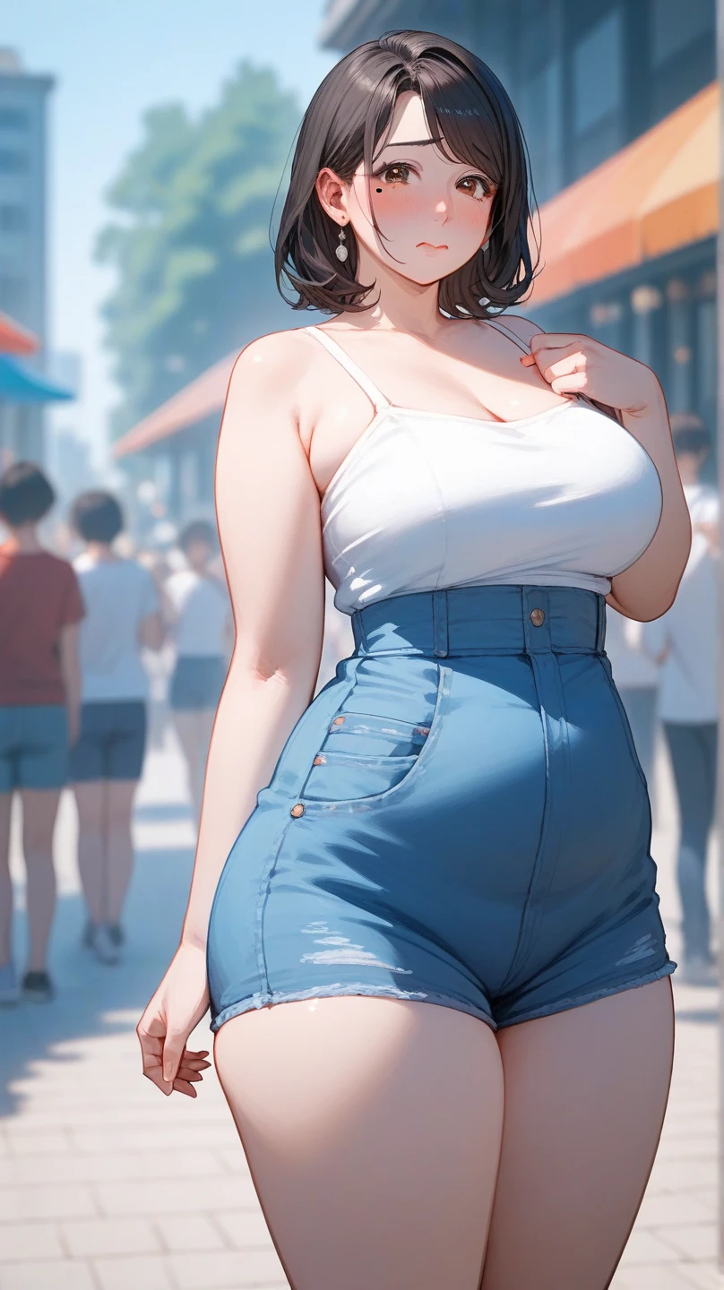my supervision, desnudo tits, desnudo, muslos, Pussy, cuerpo completo, grueso, en jeans mostrando su trasero, Tacones altos
