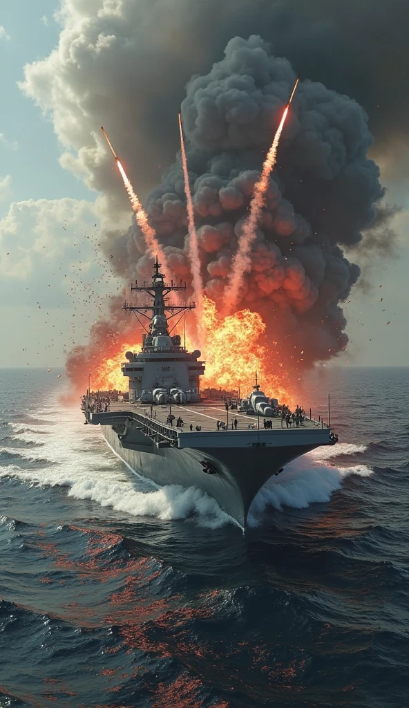 cinematic film still of Cinematic, Grainy:1, Detailed, Sharp Image, of
<lora:Kodak Motion Picture Film Style3:1>
christopher nolan's IMAX Best high angle Cinematography 35mm lens a ww2 british military boat is on fire in the water ocean with people swimming around it in sunlight morning Kodak Motion Picture Film Style, shallow depth of field, vignette, highly detailed, high budget, bokeh, cinemascope, moody, epic, gorgeous, film grain, grainy