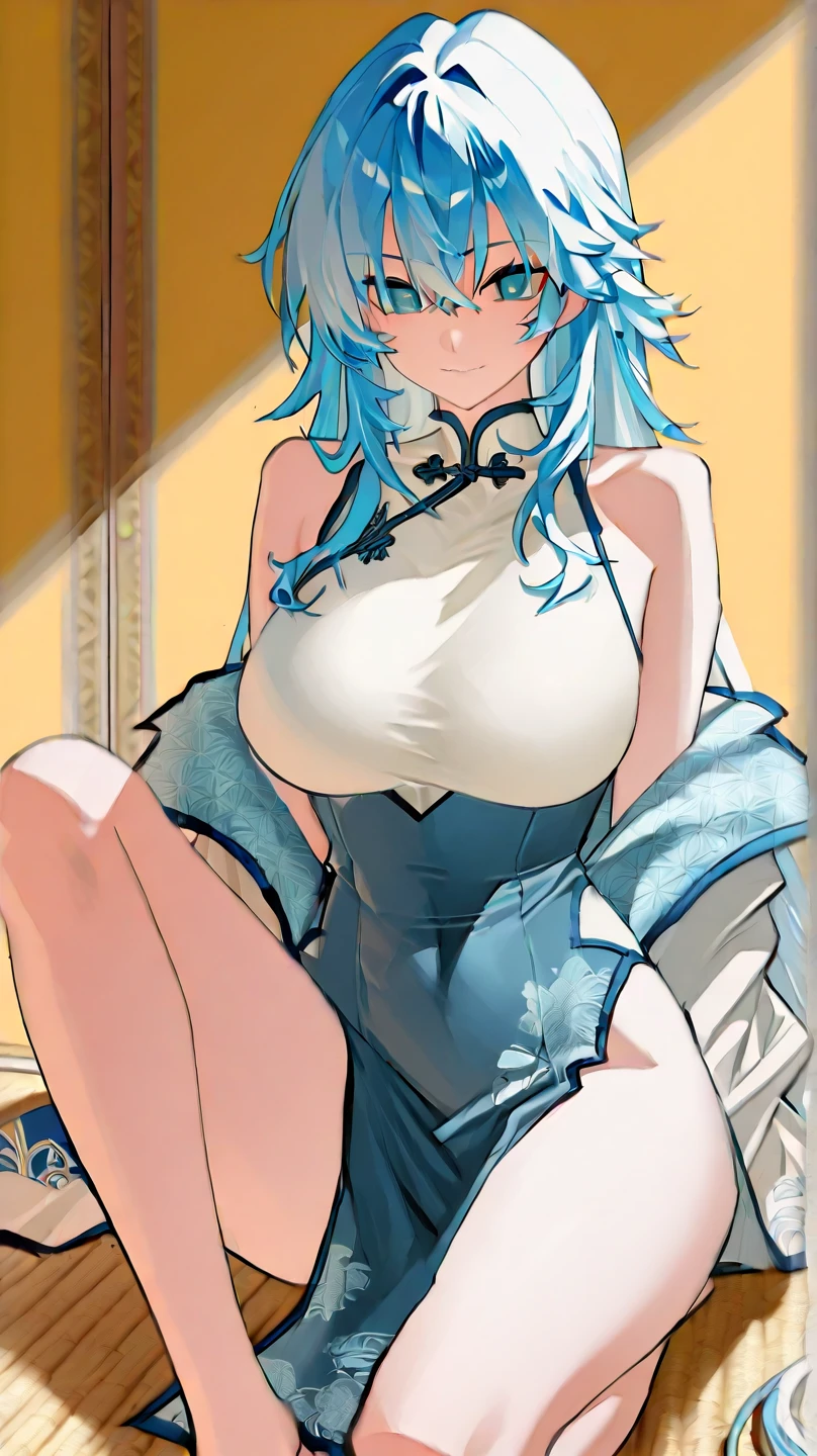 Sexy over weight woman. Thick thighs. NSFW. Anime style