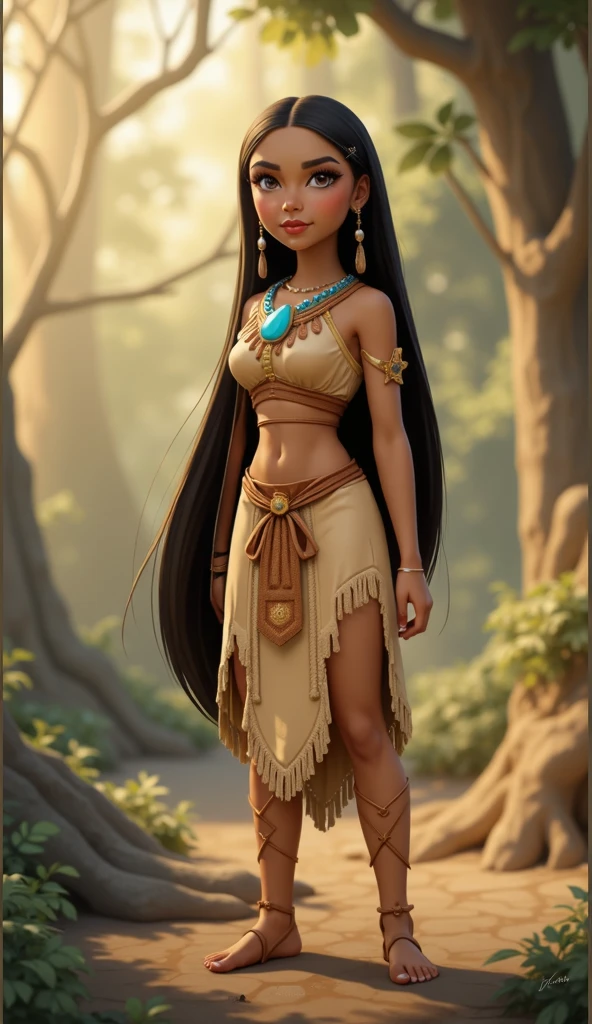 Farah, Queen Farah, girl, young, beautiful face, cute face, thin nose, thin lips, smiling, tanned skin, black hair, queen, Egyptian, massive breasts, colossal breasts, overly sagging breasts, huge breasts, covered breasts, thick thighs, very thick thighs, wide hips, thin waist, flat belly, round butt, white clothes, Egyptian clothes, undersized clothes, tight top, sleeveless top, loincloth, white loincloth, pelvic curtain, gold armlets, exposed belly, full body, standing, inner side-boob, old Egypt background, SFW,