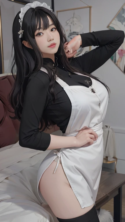 (perky chest:1.2), (pointed chest:1.2),(Pudding cake magazine cover:1.3),(from below:1.2),(shoot from the side:1.1),(((Black Tunic:1.3))),(((cakes and bread in the basket),a 23yo Cute and beautiful girl,masterpiece、highest quality、Very detailed、Beautiful fine details、Detailed landscape、Braided Ponytail、Red camisole、((B cup breasts, Tank top showing underboob:1.0)), thigh strap, bangs, necktie, earrings, nail polish, fishnet pantyhose, silver hair, looking at viewer, full body, bottle, own hands together, belt, food, ring, choker, english text paper:1.2, collared shirt, blue eyes, hat,lace-up boots ,
