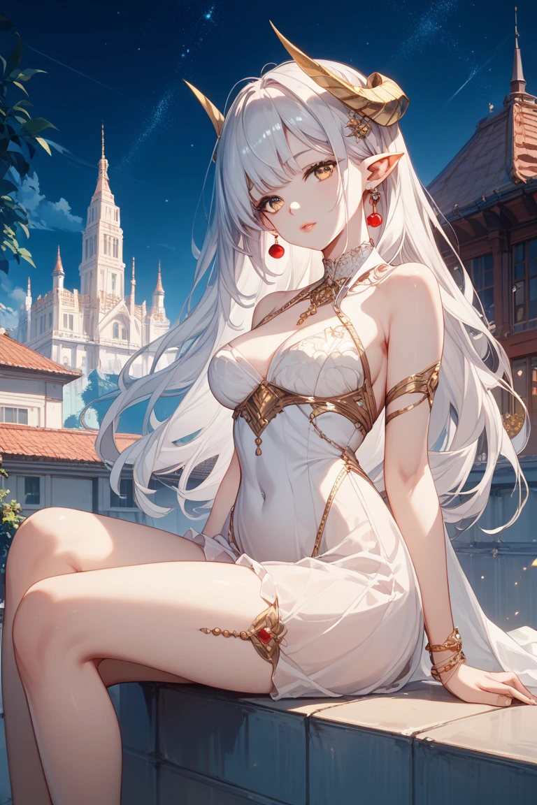 top-quality、Top image quality、dagashi terpiece、Super beautiful elf beauty((24 year old、santa costume、santa hat、Best Bust、big bast、Bust 90,beautiful blue long ironed hair、a blond、globe、A A sexyは、A slender、a closeup、Esbian、beautiful tiara、hiquality、Beautiful Art、Background with((starrysky)))But but ute piece、visualart、depth of fields、low angle night sky、、Elven ears、、light magic、Space Knight、harp melody🎵、Happy smile、Gentle light、、Beautiful legs that are gentle on the skin、、、Number of fingers to achieve precise finger movements、ティッカーBeautiful decoration、elegent、Mystical field under the flower garden、Marble pillars, beautiful dressy、Snowy landscape in winter、、巨大なglobe、、Temple of Time、Great watch、hour glass、sundial、NSFW.A sexy、Christ but、Christ butツリー、Beautiful decoration,santa dress 1.3,ChristmasXmas