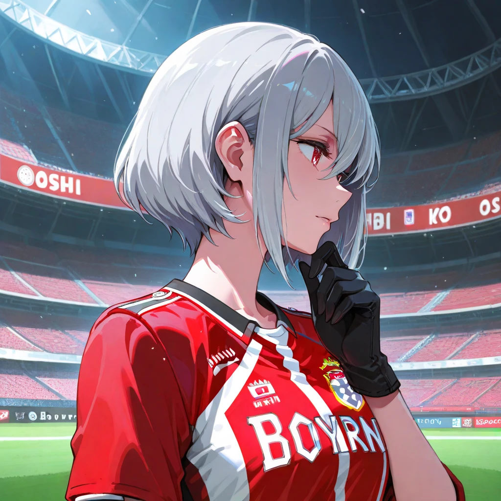 mastute piece,Best Quality,insanely detailed,8k cg,nsfw,
(shoot upper body:1.3),
(1girls:1.3),standing,looking at viewr,body in front,both arms behind back,(soccer uniform:1.3),(bare breasts:1.1),(bare nipples:1.1),
break,
blush,shy,(ecstasy face),(trembling:1.2),break,(light white hair:1.2),
break,
perfect breasts,perfect teats,(open mouth:0.9),(large breasts:1.2),
(soccer field),
