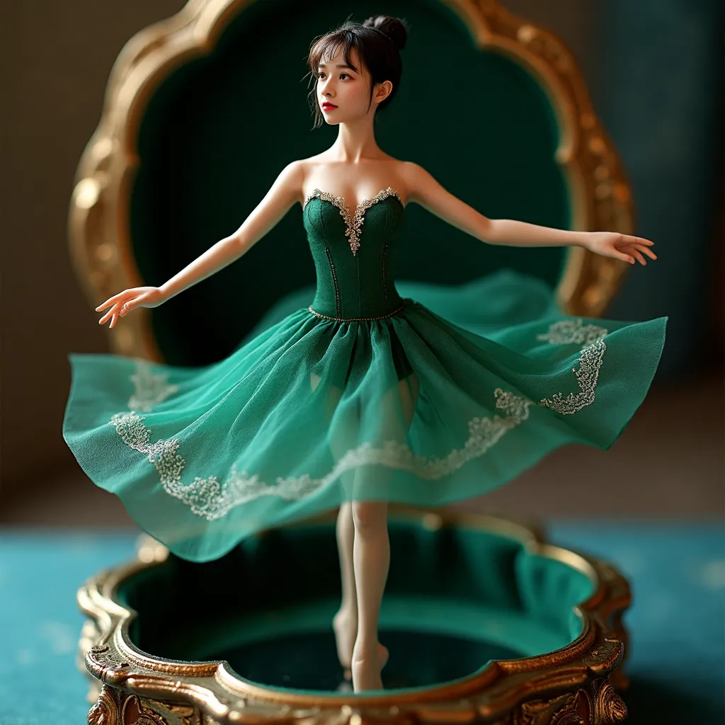 A garota presa dentro da caixa de música