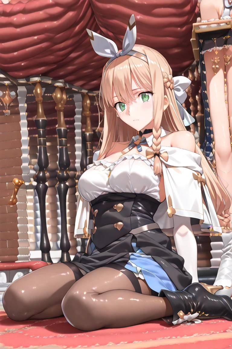 (a giantess towering over a girl on a table: 1.1), (a giantess looking down at a girl on a table), (adventurers guild: 1.1), (medieval room indoors: 1.2), (giantess:1.2), :3, shoulderplates, armor, cleavage, navel, (foreshortening: 1.1), (all fours: 1.1), (girl on a table: 1.1), (girl on a table: 1.1), (table: 1.3), from below, (girl from behind: 1.2) very detailed, beautiful, professionally drawn, (huge breasts), (cleavage sweat), (anime drawing:1.1), sketch, (anime:1.1), (very cute anime girl), (bright), (low contrast), collarbone, (serious look), (prettiest teenage girl), (mature face: 1.4), (tall girl with big breasts: 1.2), (erect nipples:1.2), (abs:1.2)