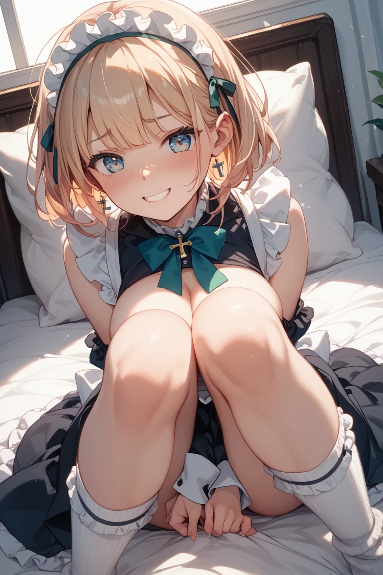(masterpiece, Highest quality:1.2), Cute S, Chibichara, too young girl, Cute face, Flip Up Skirt, Not wearing panties, Showing her pussy, She wants you to touch her pussy, Boldly open your legs, Immoral Eros, First sexual desire,