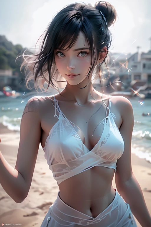 As meninas sem calcinha e cueca transparentes,Naked elsewhere, no transparent panties were soaked in water,Ela abriu as pernas。