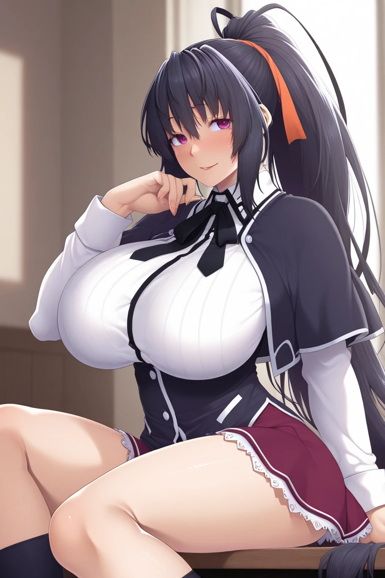((Tabletop, Highest quality, High resolution, Hmph, Pixel perfect, Depth of written boundary, 4K, )),((((maid,)))),(((spread legs, sitthing,bitch,,bedroom,sensual pose,garter straps,breasts blowjob,looking at viewer,masturbation,huge nipples,pink pussy,stockings,smail,spread pussy,pubic hair))) ((nsfw, Nude, topless,show off nipple,highest quality,aroused,beautiful busty,beautiful pussy, masterpiece, High resolution,crotch grab)),(Day), On campus,Blue sky with clouds,
(Upright immobile posture),
black_cape,black neckwear,White shirt,short_sleeve, Sailor_collar,Red pleated skirt,,
black hair, pink eye, Very long hair,hair_between_eye,ponytail,黄Farbe_hair_ribbon,
1 girl, 20 years,young woman,beautiful Finger,beautiful long legs,beautiful body,beautiful Nose,beautiful character design, perfect eye, perfect face,expressive eye,
View Viewer,(upper_body),(Focus on her face),
Official Art,Highly detailed CG Unity 8K wallpaper, Perfect lighting,Farbeful, bright_front_face_Lighting,Shiny skin,
(masterpiece:1.0),(Highest_quality:1.0), 超High resolution,4K,Super detailed,
photograph, 8K, High resolution, High resolution, absurdes:1.2, Kodak Portrait 400, Film Grain, Blurred Background, bokeh:1.2, Lens flare, (Vibrant_Farbe:1.2)
(beautiful,big_chest:1.4), (beautiful_face:1.5),(narrow_Waist),,(((Skirt flip, I can see your panties))),Embarrassing,blush,alone,(( Masturbating by touching the vagina with your fingers)),(( Masturbating by touching the vagina with your fingers)),(( Masturbating by touching the vagina with your fingers)),(( Masturbating by touching the vagina with your fingers)),(( Masturbating by touching the vagina with your fingers)),(( Masturbating by touching the vagina with your fingers)),(( Masturbating by touching the vagina with your fingers)),