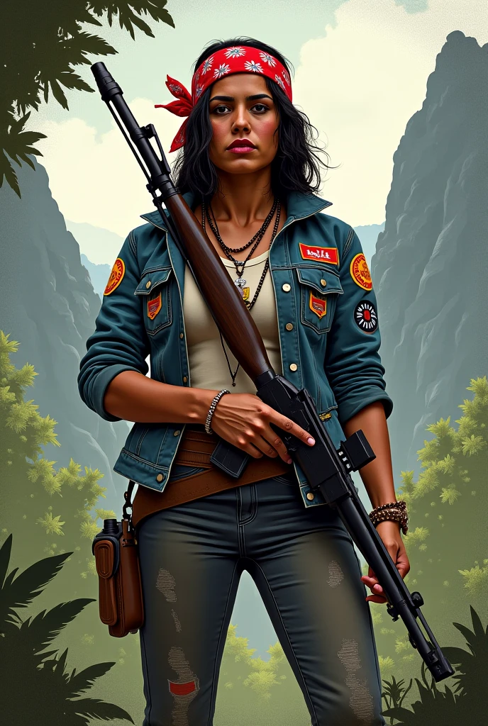 Give me cartoons depicting survivors for truth and justice , against the guerrilla fighters and everything they went through in Guatemala  