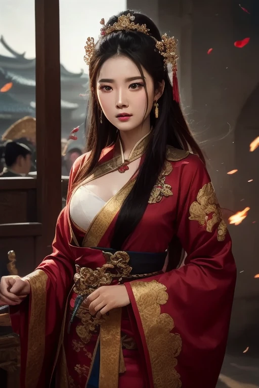 Masterpiece, Best Quality, Extremely Detailed 8k, Ultra HD, Ultra-detailed, Highly Detailed, Ultra High Realistic, Ultra-realistic, Hyperrealistic, Hyperrealism, (1girl:1.5), (Solo:1.5), (Beautiful Rosy Zhao:1.5), (Beautiful Cute European:1.7), Anatomically Correct, (Detailed Realistic Skin Texture), (Realistic Big Breasts), Slender Abs, (Closed Mouth:1.3), Nsfw, Dynamic Pose,
