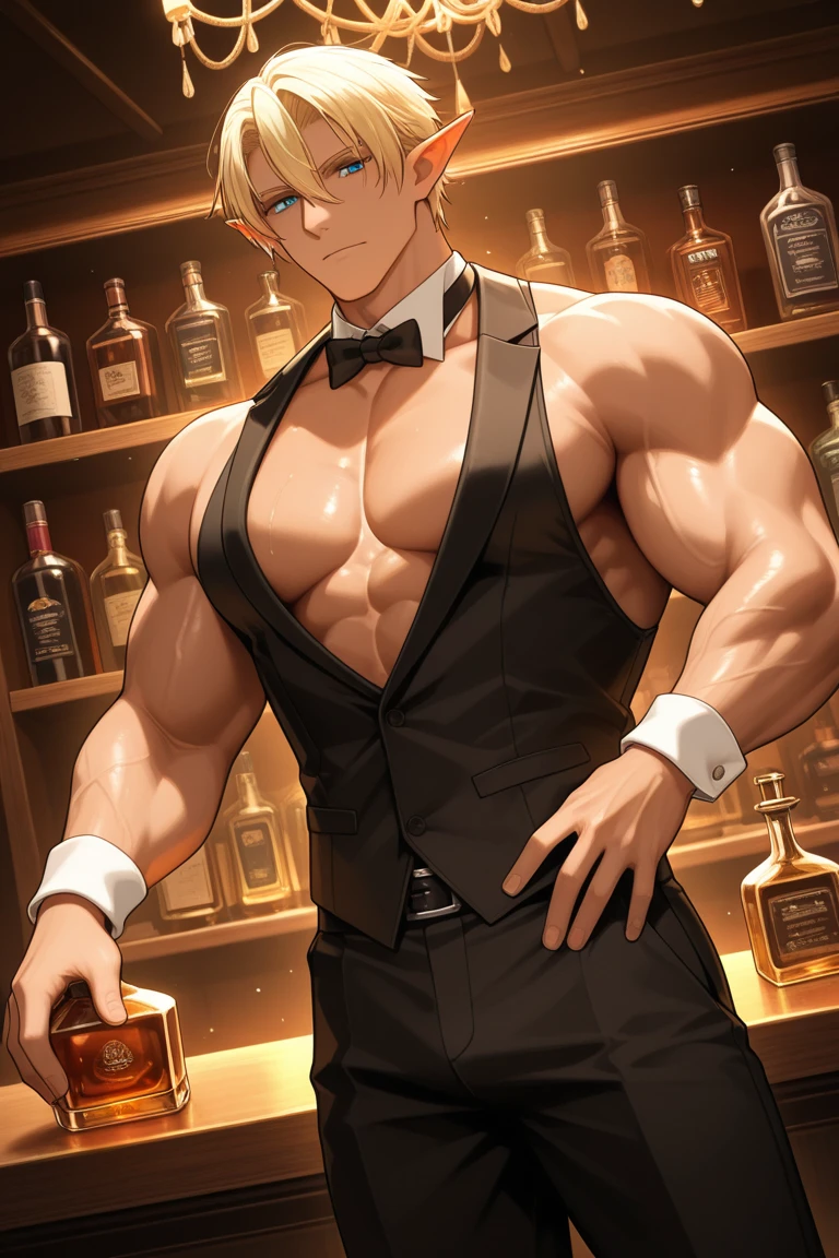 Depicts the whole body、Men only、A sexy, Functional, 、A space filled with hot air and steam、You can't see the background well in the haze、dimly lit luxury clubs,luxury casinos、slot machines、roulette、gaming table、gambling、striptease、 large playroom、 Parti, a playboy bunny, Rabbit ears、White cuffs on wrists, Black bow tie、Bunny Boy、Mega Muscle、hyper muscles、masculine look、matured male、a handsome、in one's underwear only、Upper body naked、no pant、Beautiful muscles、Complex and elegant、highly-detailed digital painting、anime style art、art stations、concept-art、top-quality、masterpiece、The ultra -The high-definition、细致背景、Realistic diagrams、Muscle Man、musculature、facial hairs、Volumetric lighting、depth of fields、 stoop、squatt、Show the armpits、Smooth and sharp focus、illustratio、art by、String Latex Bikini、Men's String Latex Bikini、Men's String Bikini、Bat Digger、facial hairs、 Trimmed hair、musculature、a navel、musculature、male people、gay、hyper muscles、Male Focus、muscles male、Yaoi、musculature、glute、pectoral muscles、large pectoral muscles、thick quadriceps、thighs thighs thighs thighs、a wet body、heat and steam emanating from the body、Sweating、sodden、Inter-strands、Face down on a white beach bed under a striped parasol、big back、Looks Back、Show the back、showing butt、Upper class、 Bunny Boy Waiter、tropical drink、shiny oiled skin、Glittering oiled skin、skin tanned、Bubble buttocks、Dog style、Bunny boy waiter and guest man、45-year-old uncle with gray hair