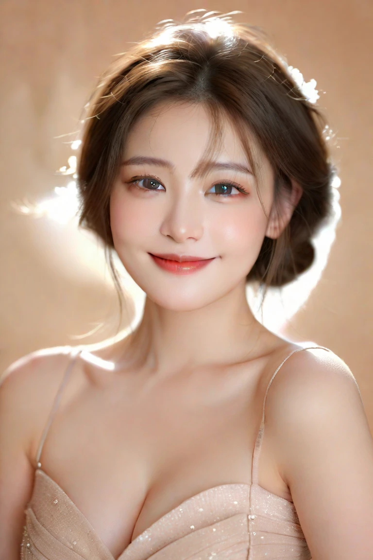 portrait, Elegant adult women, dark
eyes, upper eyes, upper eyelashes, beautiful eyes, Long hair, Feminine pose, Sheer dress, see through dress, backless, 8K resolution, High quality CG, fair, big breasts, little smile, seductive, shallow depth of field