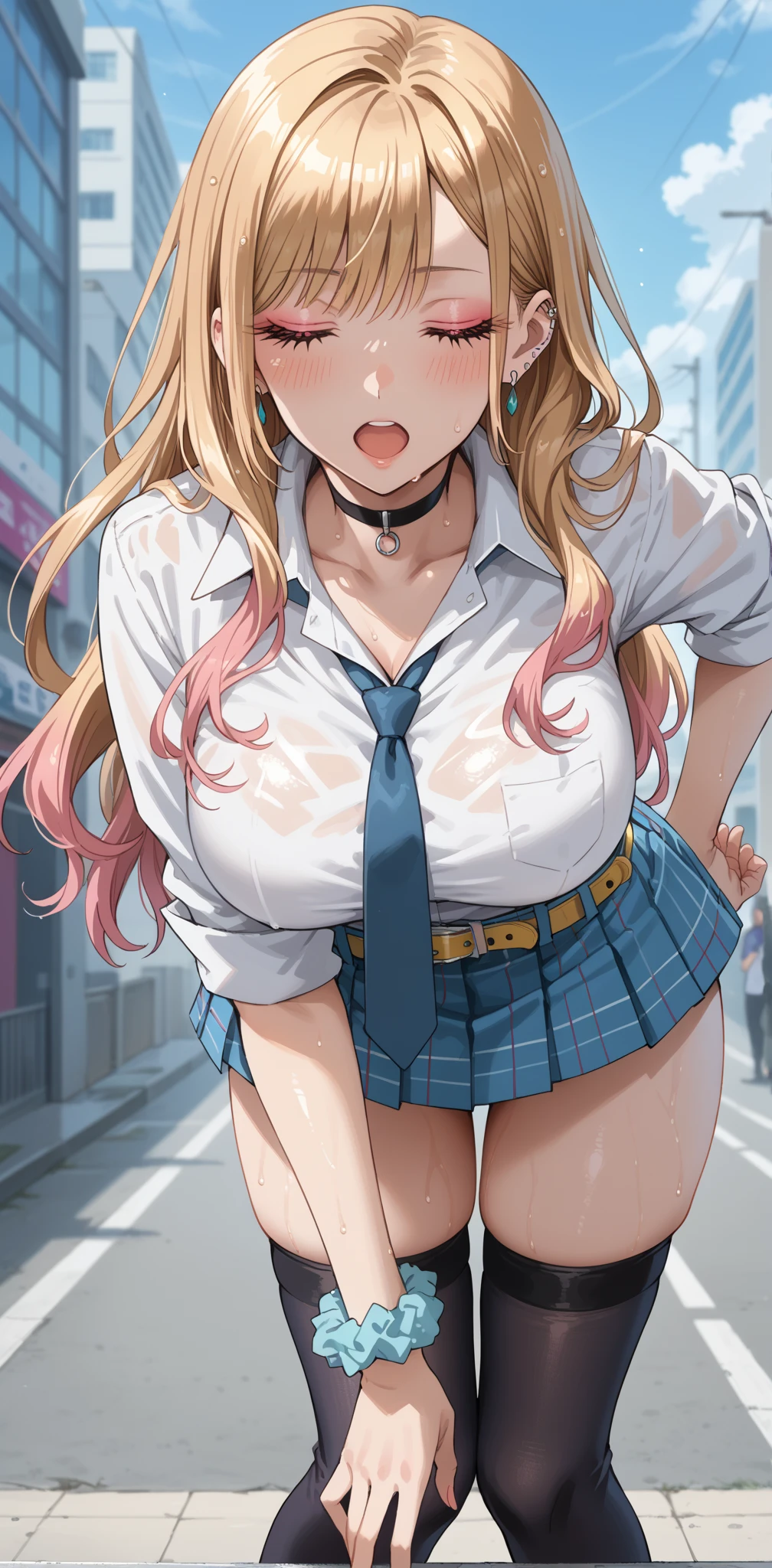 point to forehead, prostitution、(Futanari Girl、 Wearing Japanese gyaru fashion, futanari:2, Big penis), To the audience:,Showing off his peniassive 、Transparent penis、(Highest quality, Highest quality, Very detailed, High resolution, High resolution, Beautiful details, masterpiece, 2,5D),Anime Style,Browsing Caution,Gal Peace、