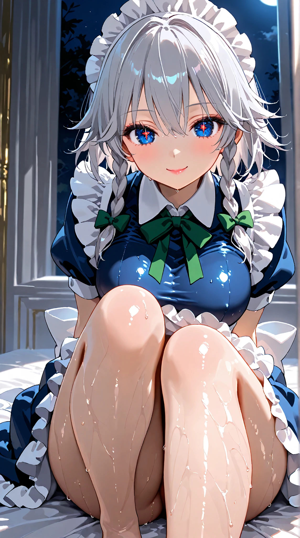 NSFW,(super fine illustration,8k cg wallpaper,highest quality,very detailed,ultra high resolution,best aesthetics,anime colored),(cowboy shot,From front),IdolMaster,(((anastasia)), (15yo,beautiful girl,cute girl),(beautiful blue eyes),(beautiful silver hair), (((extra short hair))),((mullet hairstyle)),(wet hair), (wet skin),((((white skin)))),((nude)),(slender),(small breasts), ((pubic silver hair:1.5)),(bsp, pussy juice dripping,pussy, pussy slip,no makeup, sweaty body),(no bra),(no panty), ((spread legs)),(((spread pussy:1.3))),((steam)),(scatter sweat),(embarrassed,smile), open mouths,(((one eye closed))),((tongue out)),deep breathing, feel good,indecency,spread legs, squatting,(Nice touch),((Bukkake, cum on body:1.9),(Bukkake, cum on face:1.9),((Bukkake, cum in hair:1.3), put your finger in the Pussy,,(small chest:1.2), (stage,Spotlight:1.5), break((pubic silver hair:1.3)),(bsp, pussy juice dripping,pussy, pussy slip,no makeup, sweaty body),(no bra),(no panty), ((spread legs)),(((spread pussy:1.3))),(sex,cowgirl),,(blue idol dress:1.5),(open clothes),(wet clothes),look at camera,(Heart sign:1.5)
