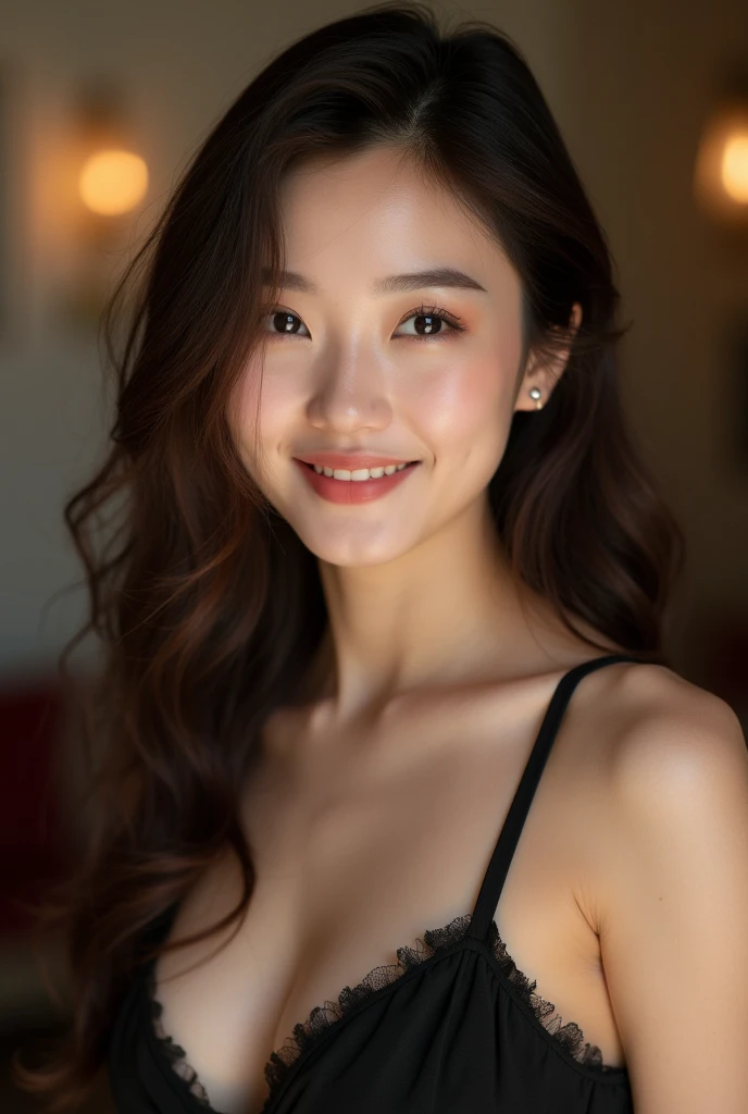 masterpiece, high quality,16K,8K,beautiful,Get used to it,Exquisite,extremely Get used to it, finely Get used to it, high quality, insanely Get used to it, ultra Get used to it, Ultra-high resolution, high quality, beautiful face, Japanese, Browsing Caution,(lingerie:1.3),Wet,She is short,A woman holds her breasts with both hands, Illuminated by the neon lights of a busy downtown area on a rainy night.,Shiny skin,Detail Skin,It gives me goosebumps,A small smile