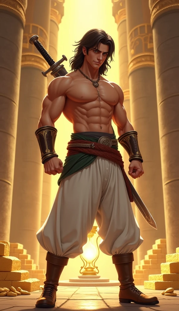 Anime character, Closed-door angry looking male warrior