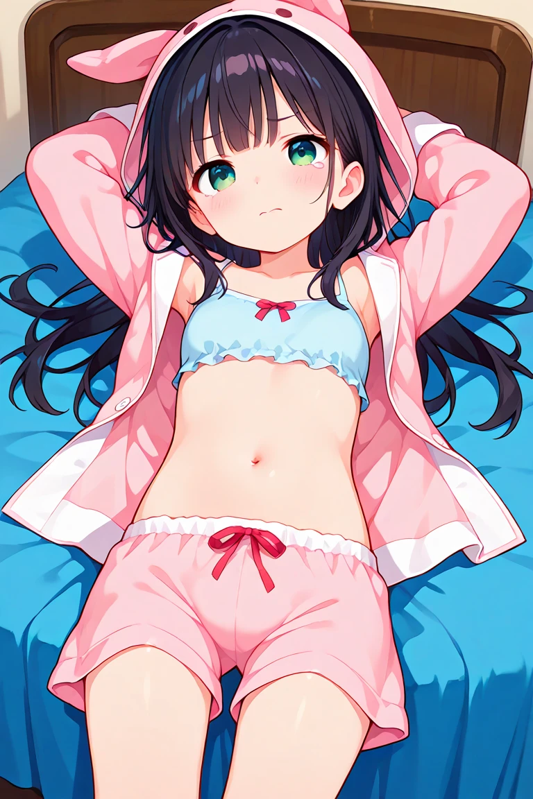 1girl in、As-、Underwear、Cute underwear、Striped、