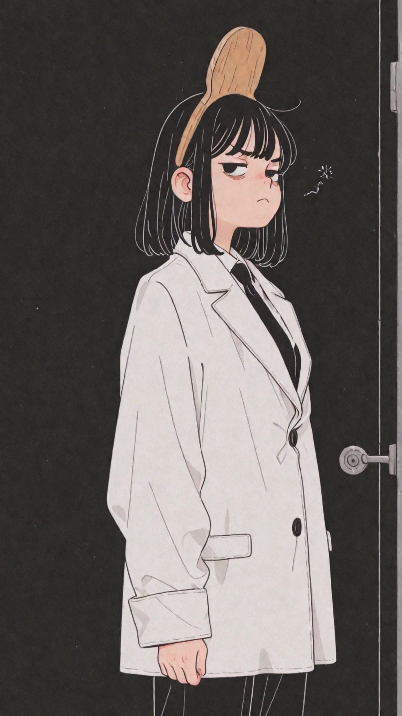 masterpiece, best quality, 1girl, mamerakkkkko, grayscale, manga style, Japanese, chi no wadachi, black eyes, street, iced, black hair, schoolbag, smile, lineart, black coat, black scarf, black pleated skirt, leggings, centered, 18 years old, tall, fair skinned, bokeh background,, bob cut, light particles, centered, snowing, (((smoking, cigarette, perfect hand, detailed hand:1.1)), emotional anime scene
