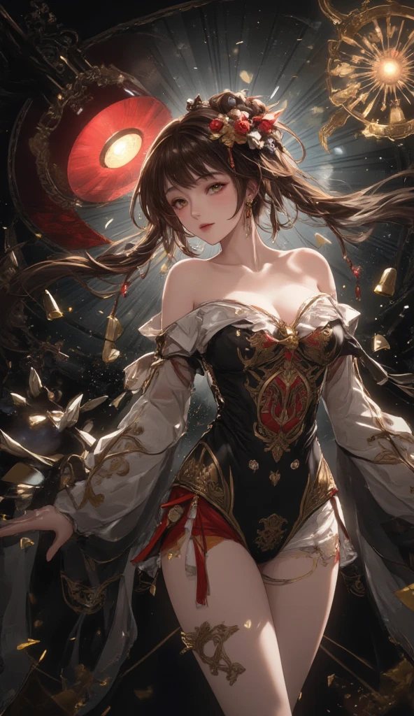 (1 girl:1.3),独奏,__body-parts__,
offcial art, Unity 8k壁纸, ultra - detailed, Beauty and aesthetics, big breasts beautiful, tmasterpiece, Best quality at best, Fantastical Atmosphere, calm color palette, Tranquil Mood, soft shade,
Children of God priests,Spell,The amulet is familiar,Shrine Maiden Duties,Naked breasts --auto