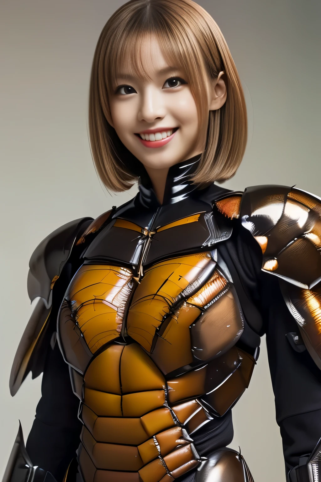 (High resolution,masterpiece,highest quality,Very detailed CG, anime, official art:1.4), realistic, photograph, amazing detail, everything is complicated, shiny and glossy,Amazing number of layers, 8K wallpaper, 3D, sketch, cute, figure,( alone:1.4), perfect female proportions,villain's daughter, (Fusion of dark brown cockroach and lady:1.4), (brown cockroach woman:1.2), (brown cockroach woman:1.2), (Fusion:1.2), (alone:1.4), (evil smile:1.2), muscular, abs, (Cockroach brown exoskeleton bio insect suit:1.4), (Cockroach brown exoskeleton bio insect armor:1.2), (brown transparent cockroach feathers:1.4), (Antennae of brown cockroaches:1.3),