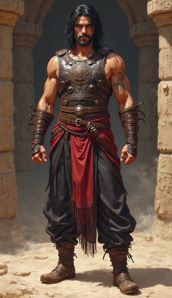 Claro, here is a promt for a fantastic warrior with weapons on his back and waist, pero con las manos libres y bien definidas:
---
### fantastic warrior
#### Physical description:
- Muscular and athletic body, with well-defined muscles.
- Hands free and agile, listas para el combate cuerpo a cuerpo.
- Ojos penetrantes y una mirada determinada.
- Cabello largo y suelto, o recogido en una coleta o trenza.
#### Armamento:
- Dos espadas o hachas enfundadas en la espalda, easily accessible for use.
- Daggers or other smaller weapons sheathed at the waist, for closer combat.
- Un escudo opcional, sujeto a la espalda o al brazo.
#### Habilidades especiales:
- Experto en combate cuerpo a cuerpo, con un dominio excepcional de las armas.
- Agile and fast, capable of moving stealthily and attacking with precision.
- Conocimientos en magia o habilidades arcanas, que complementan sus habilidades de combate.
Espero que este promt te sea útil. If you need more details or any modification, do not hesitate to ask me.