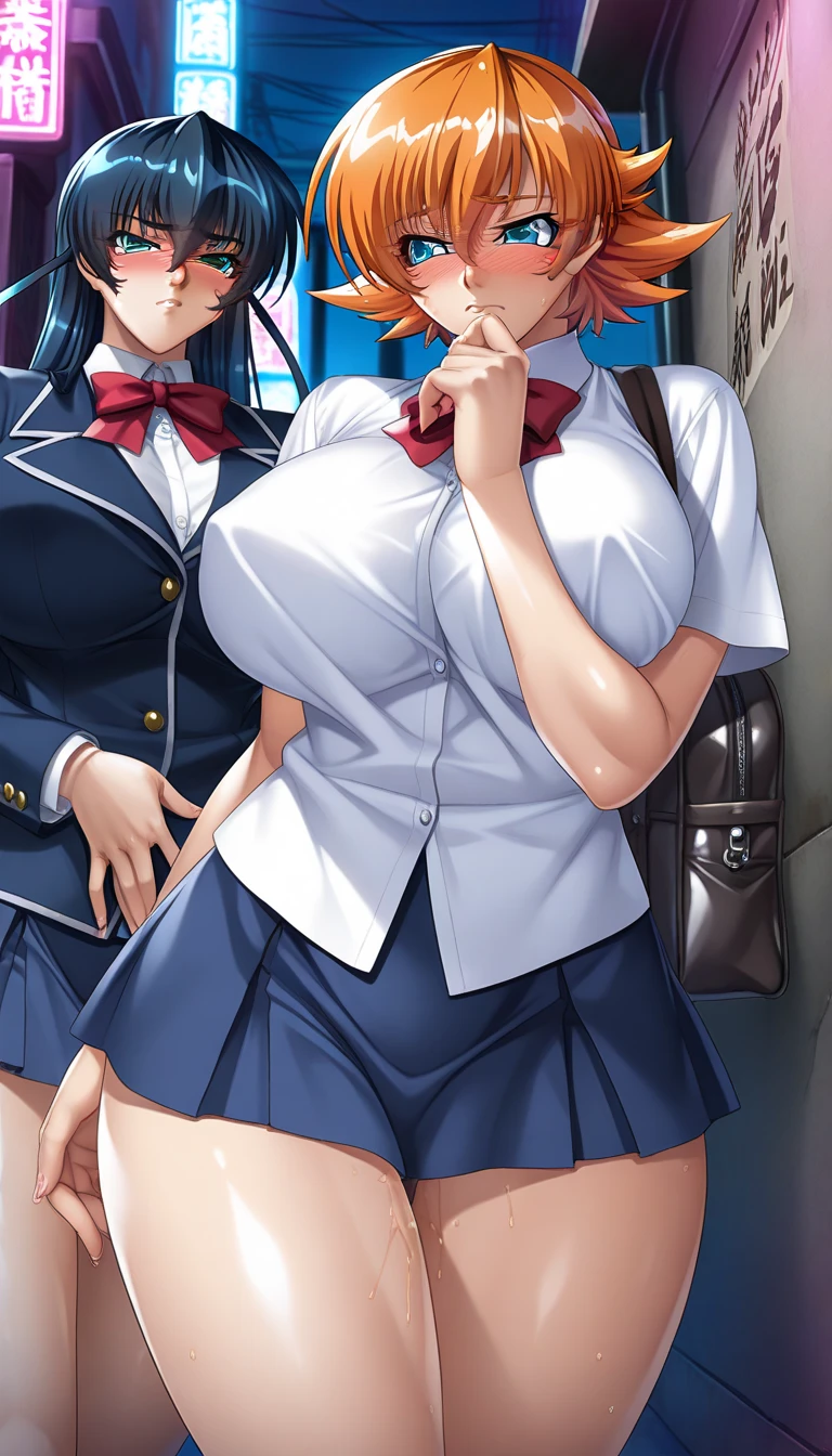One Girl, Glowing Skin, 最high quality, (Game CG:1.4), Browsing Caution, Beautiful face and eyes in every detail,big 、Tiny Lingerie, strict, big ample breasts、((最high quality)), (Very detailed), (Very detailed CG 統合 8k 壁紙), Very detailed, High resolutionのRAWカラー写真, Professional photography,From below, (((White lace panties)))、I can see your face、(((Sorry look))),(((Embarrassed face)))、(((Are crying)))、(((Anguished expression)))、Glare, anger、(((Her white panties are visible)))、((white underwear pattern))、Dancing、((((She is embarrassed that the audience saw her underwear.))))、 (((She forgot to put on her underwear so it was completely visible.)))、Dancing, (((The audience is delighted to see her panties))), (((A crowd of spectators point their cameras at her panties))), ((Nipples are visible))、Full Shot、(((Her skirt is flipped up))),(to be born, 最high quality, masterpiece:1.5), (Realistic, Intricate details:1.2), 超High resolution, (high quality, High resolution, Finer details), alone, Curvy Women, blush, Sweat, Oily skin, Shallow depth of field,(masterpiece、最high quality、High resolution、unity 8k wallpaper、Very detailedCG:1)、(Consciousness upward:1.0)、One Girl、最high quality、8Kmasterpiece、((software)), ((Multiple Girls)), (18-year-old female, Beautiful detailed woman, Female police officer),( Blue Hair),(short hair),White and thin uniform,(Black leather micro mini skirt), ((With a shy look:1.5)), Huge breasts, Hard nipples, Narrow waist, Thick thighs, Ultra mini skirt, ((Black Pantyhose)), (((I'Lifting my skirt to show my pantyhose))), ((Spread your legs)), (Please open your legs),, Looking down,((Skirt Lift)),(((Boldly flip up the skirt)))