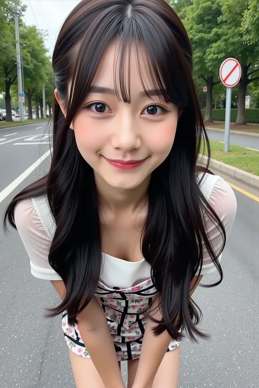 (Raw photography:1.2)、(Photorealsitic:1.4)、(masterpiece:1.3)、(top-quality:1.4)、超A high resolution、(A detailed eye)、(detailed facial features)、(detailed clothes features)、nffsw、8K分辨率、solofocus、bangss、skin tightening、(shinny skin)、(Slender girl)、dream-like、(shopping mall)
(Extreme Detail)、Confirmation of commentary、Request for commentary、landscapes、without text、
Virtual Girl-Aim、
1girl in、full body Esbian、
cute little、Innocence、
(A smile)、