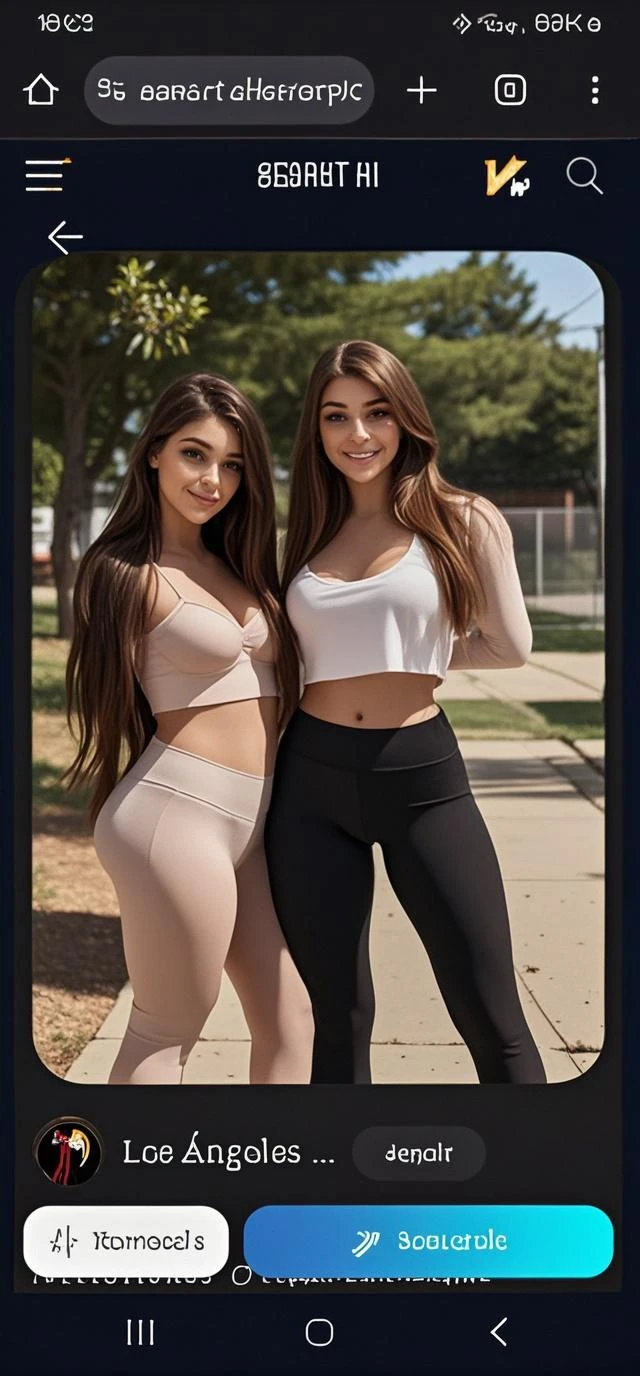 (((Masterpiece))), extremely realistic, vivid details, extremely detailed, 4k, Two Hot highschool girls in front of high school, they are transsexual with bulge in their pants,blonde hair, swelling in pants, (large bulge), they are very seductive and extremely welcoming, They are welcoming you to their school, they are wearing tight yoga pants and loose shirt, (loose shirt), they are excited to see you, ( bulging in pants), 2 sexy Transsexual woman in high school yard, (crowded yard),(school yard), (high school girls), its a busy day at school and these 2 transgender women want to show you around, they are looking directly at the camera with a seductive smile, (direct eye contact 1.5), (smile), sexy bodies, perky booty, small breasts,swelling in pants, full body pic, (realistic human skin:1.6), ultra detailed skin texture,PBR Textures,Super Resolution, Multi-layer Textures, 2 girls
