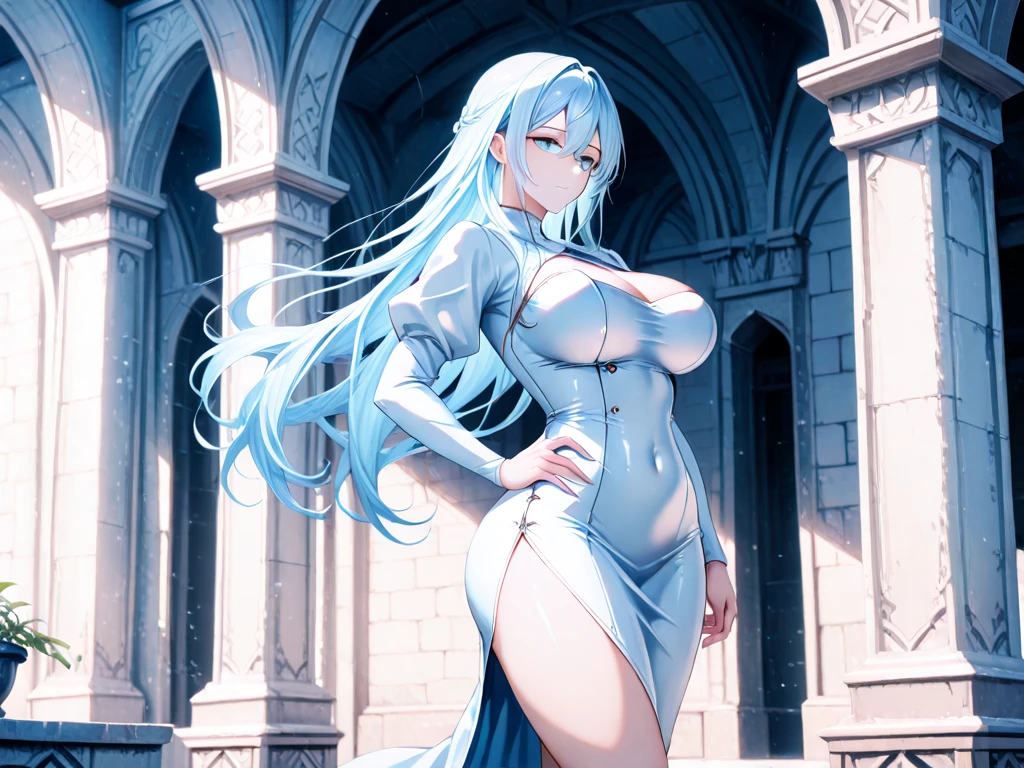 Lucy Wilde (25) is playing the part of a blue skinned moon elf, she is in spider silk lingerie strolling through a haunted, spiderweb filled, forest by moonlight. Seduction. Enthralling