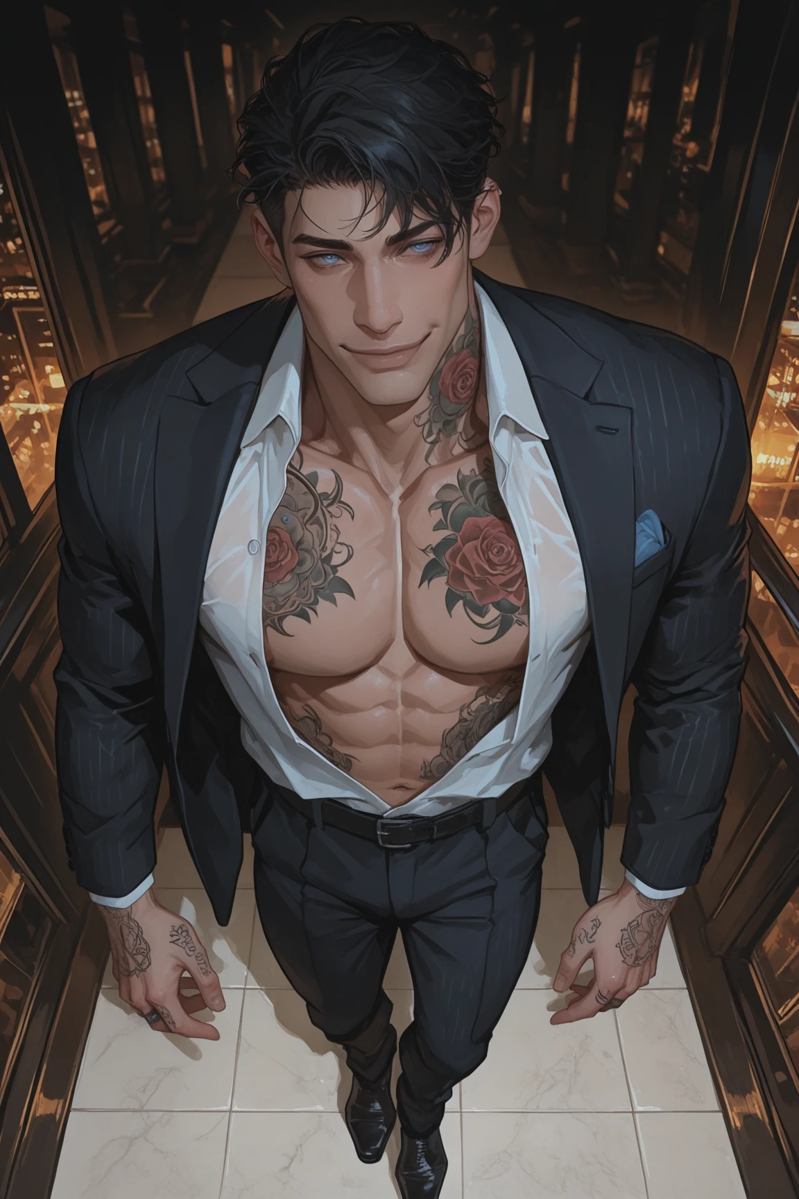 NSFW、masterpiece、A highly detailed、profetional lighting、pretty skin、illustratio、4 men、gay、perspiring、slutty clothes、teats、pene、buttock、Insert into the buttocks、masturbation 、Rubbing the、Crowds、gargantilha、A dark-haired、short-haired、luxury hotel、garden、florals、natta、a bow tie、Orgy、smil、eye glass、gloves、suspenders、garterbelts、corsets、srestrained、bunny、Nipple masturbation、Male child、male people、Guys only、Beautiful Boys、full bodyesbian、