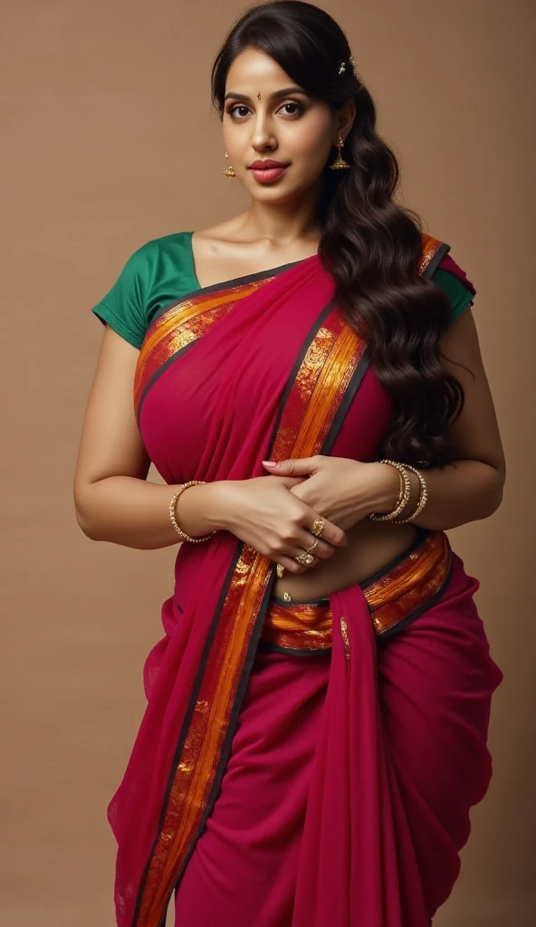Desi bbw indian saree