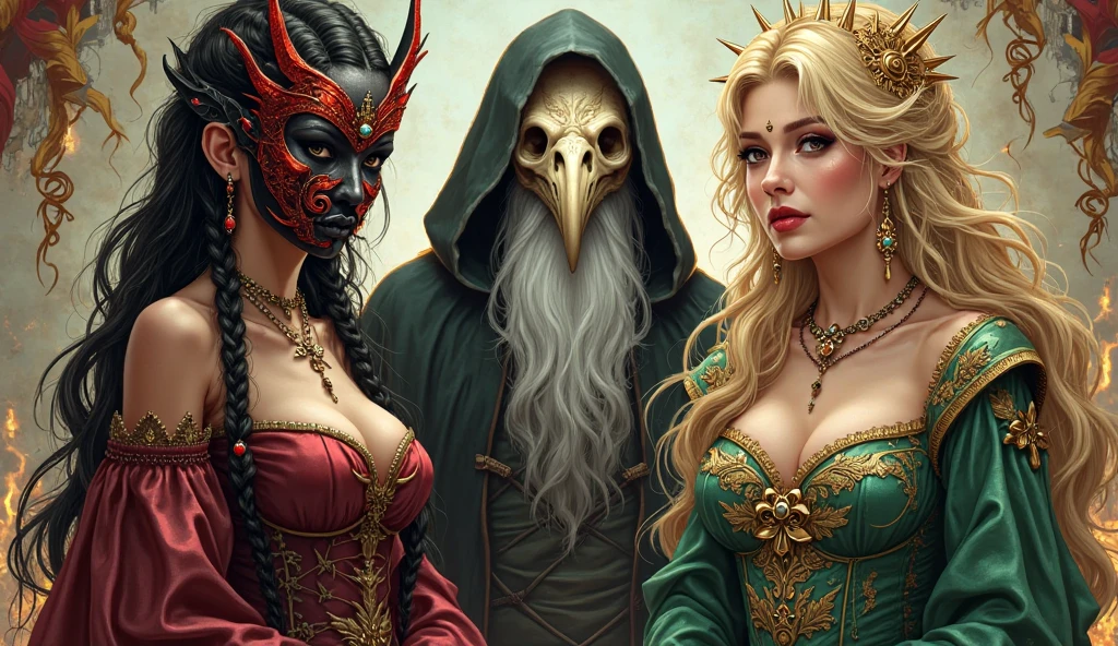 Create an animated logo of a medieval era brothel run by a dragonborn family 