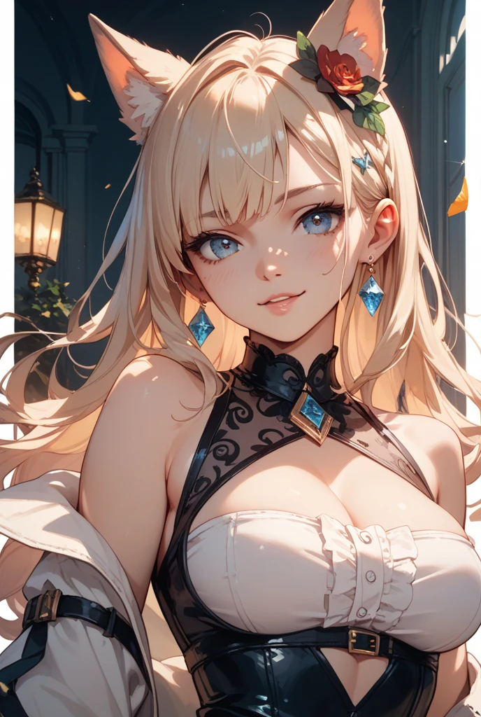 Beautiful young female , fantasy dress